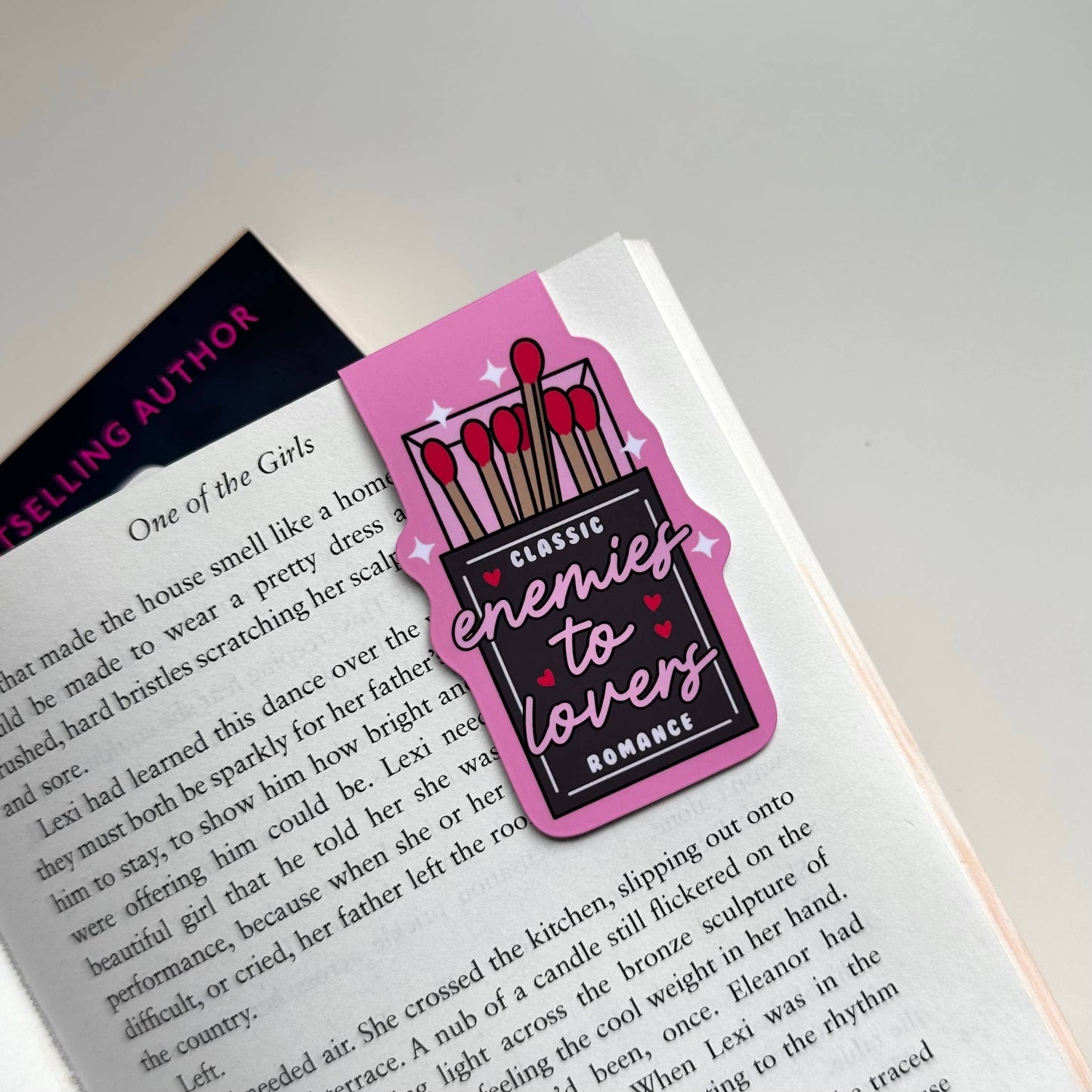Matchbox Enemies To Lovers Romance Magnetic Bookmark Reading