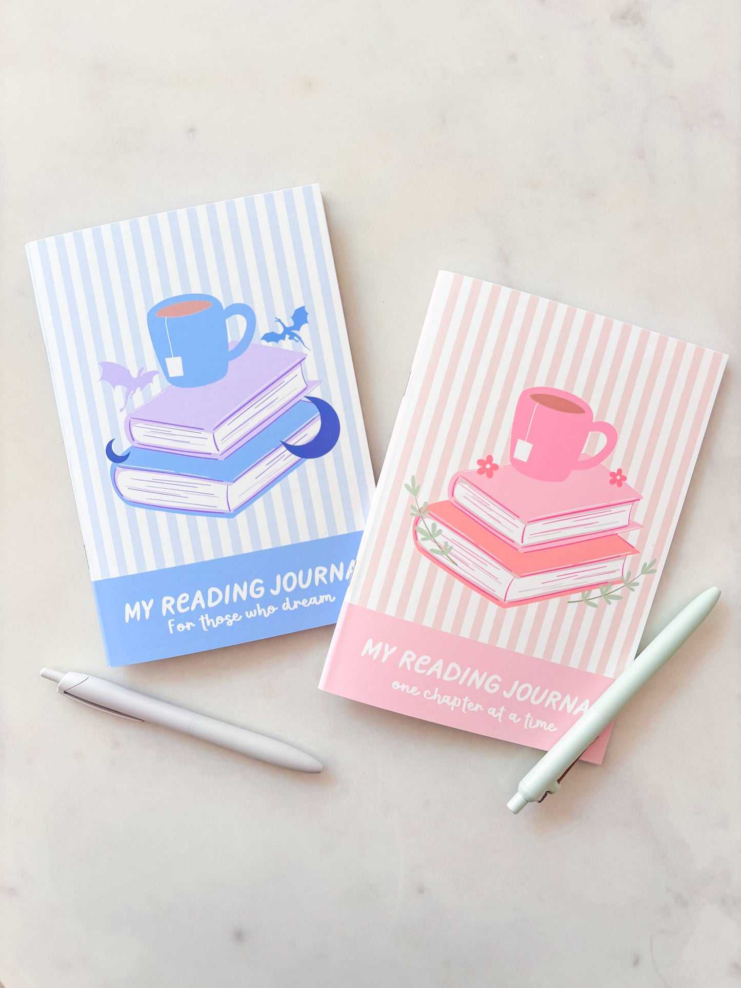 Fantasy Dragons Reading Journal | A5 Book Review Notebook