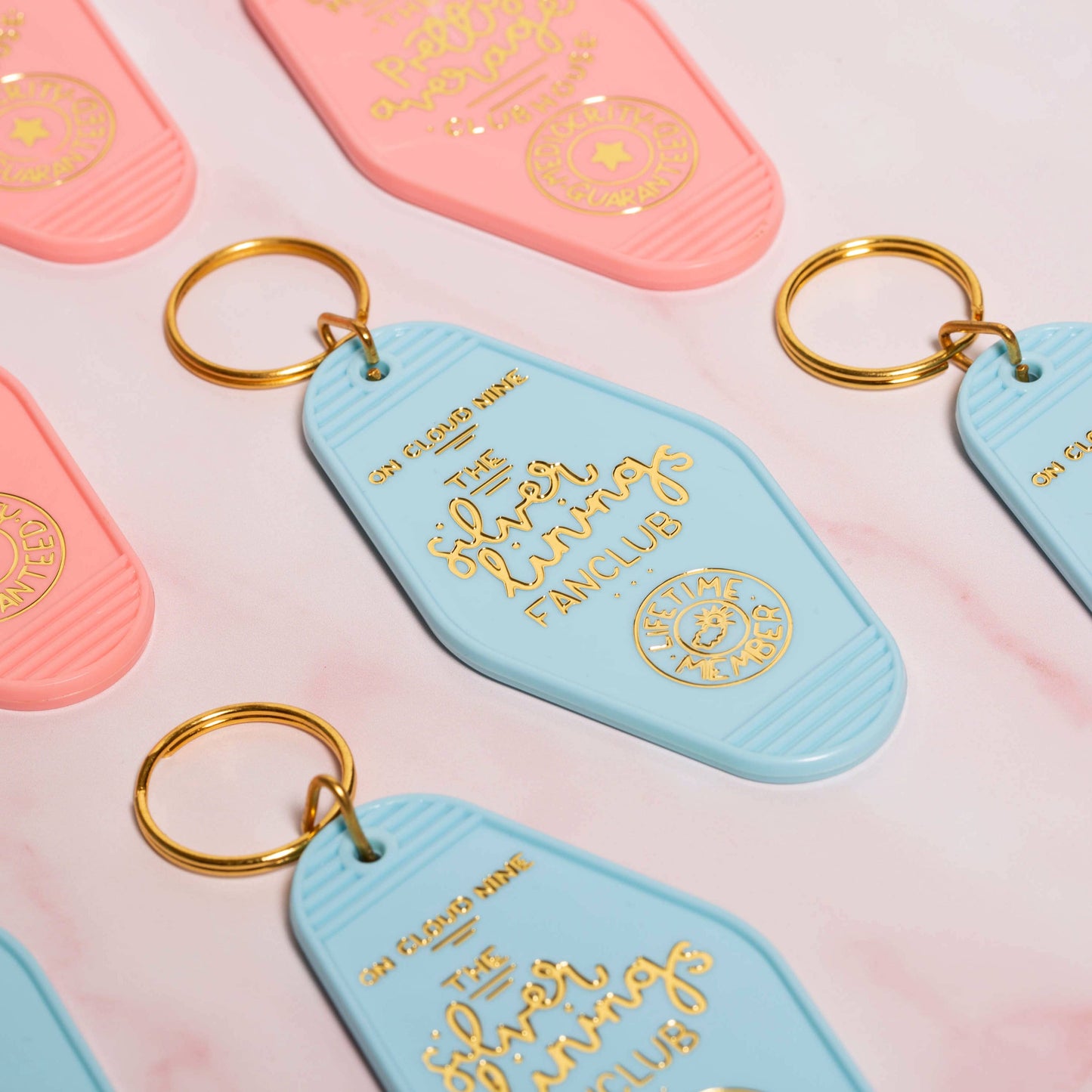 Keyring - the silver linings fanclub - blue