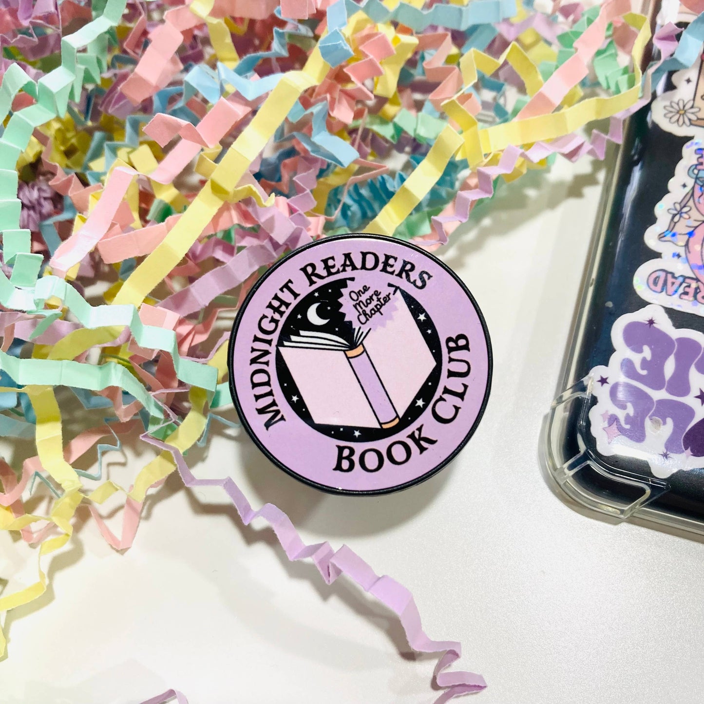 Midnight Readers Book Club Kindle Grip/Holder