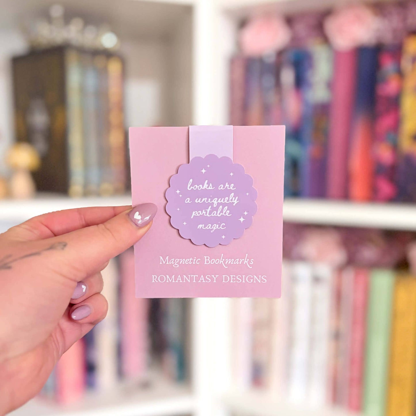 Books are magic magnetic bookmark