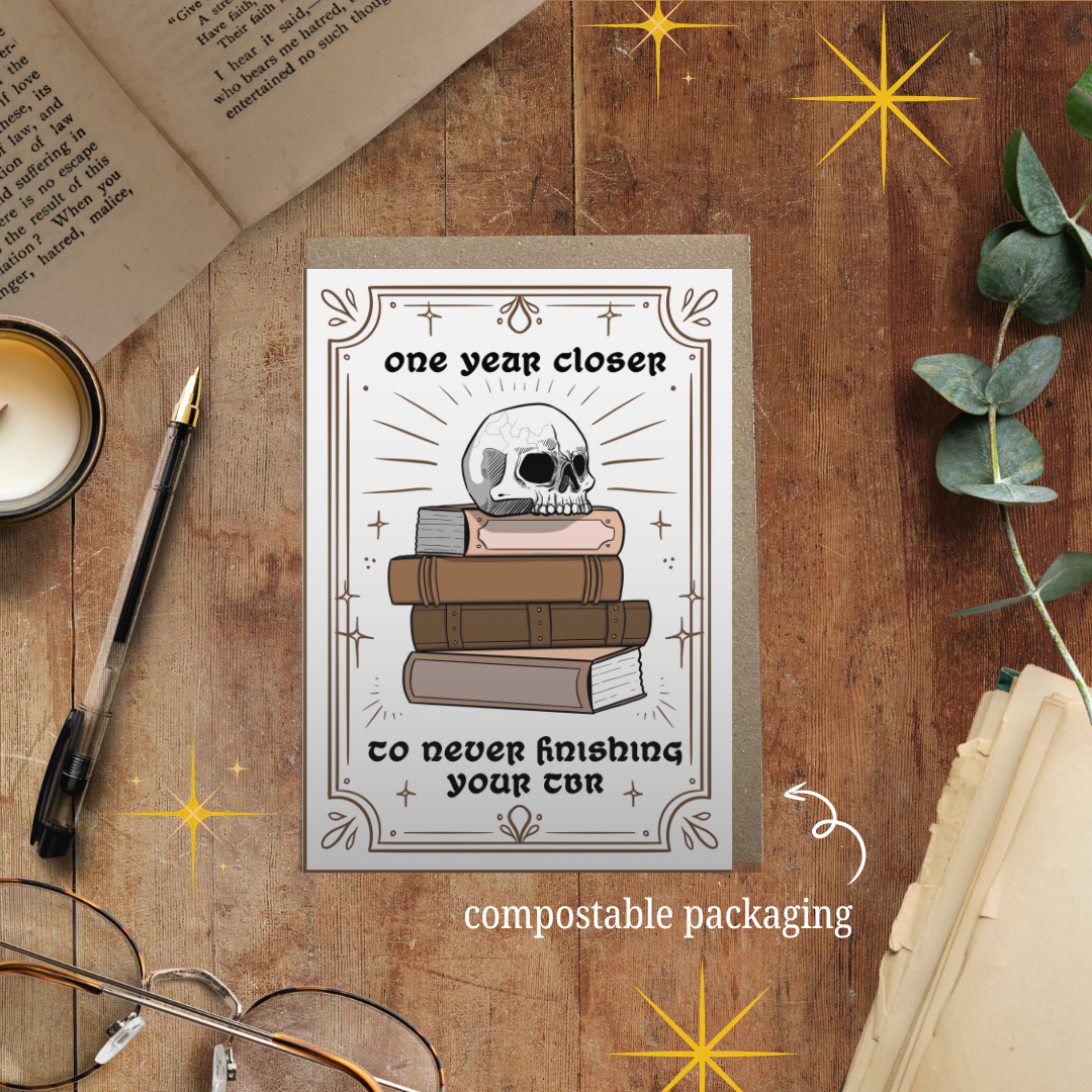 Never Ending TBR, Birthday Card