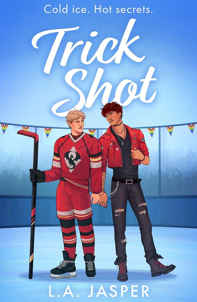 Trick Shot: A brand-new M/M spicy queer hockey romance for fans of Heated Rivalry in 2026! (All These Lights) (Book 1) cover image