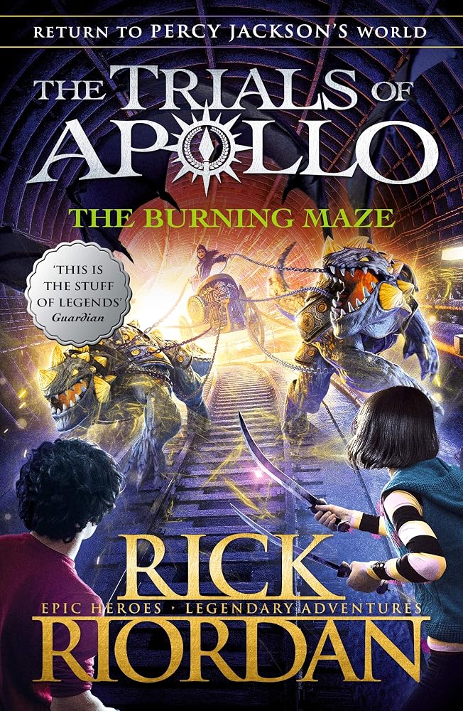 The Burning Maze (The Trials of Apollo Book 3) cover image