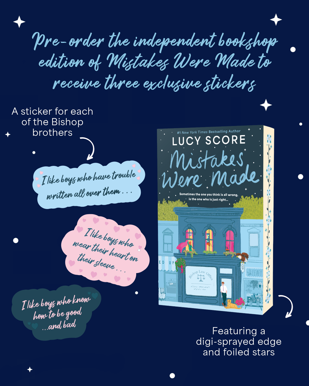 SPECIAL PRE-ORDER EDITION: Mistakes Were Made by Lucy Score