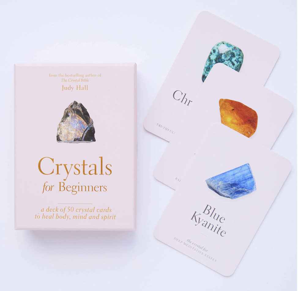 CRYSTALS FOR BEGINNERS CARD DECK BY JUDY HALL