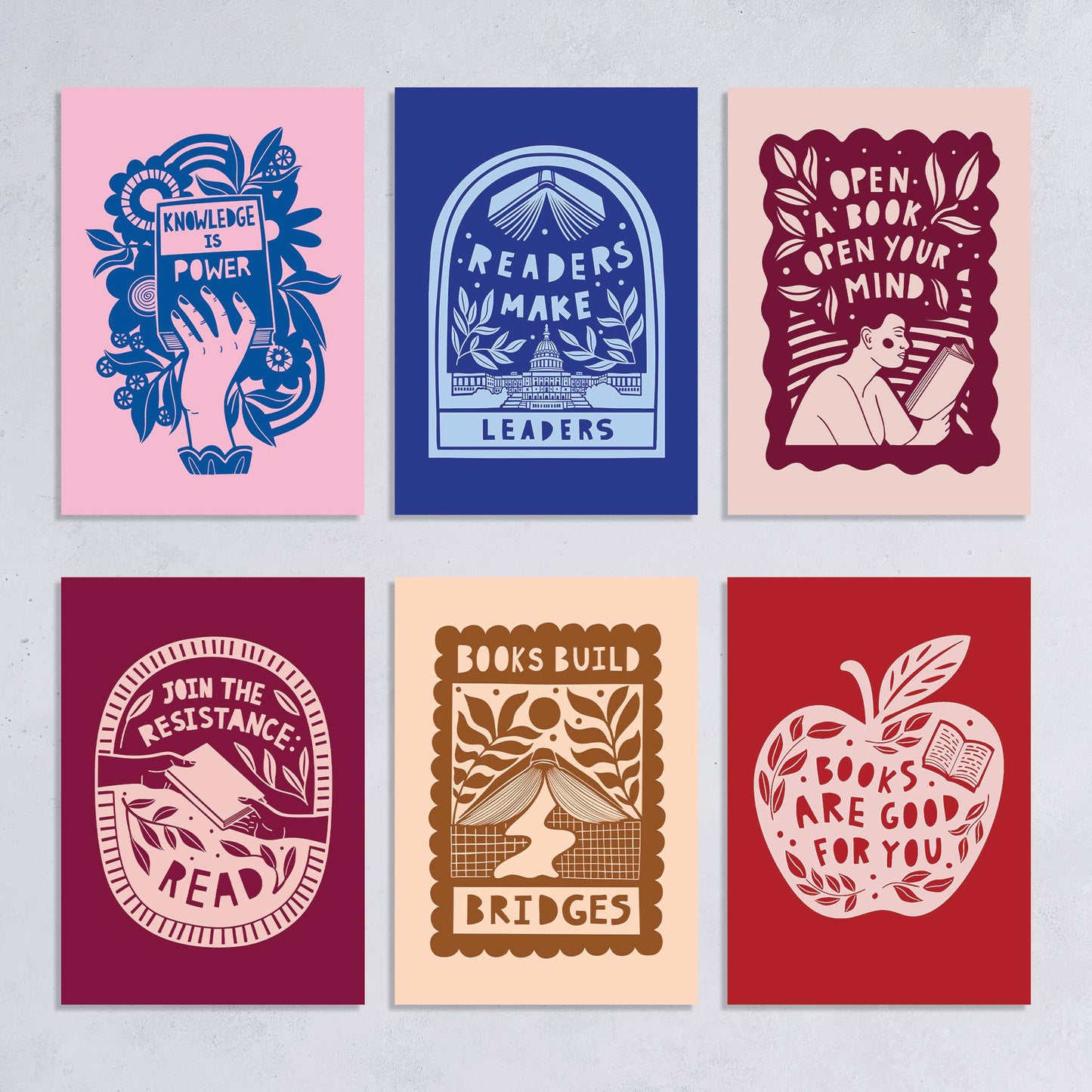 Literary Activist Postcard Set - 12 Pack