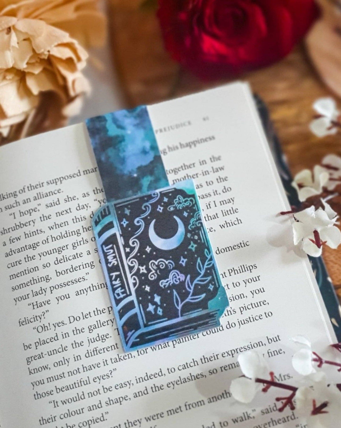 Fairy smut celestial book magnetic bookmark