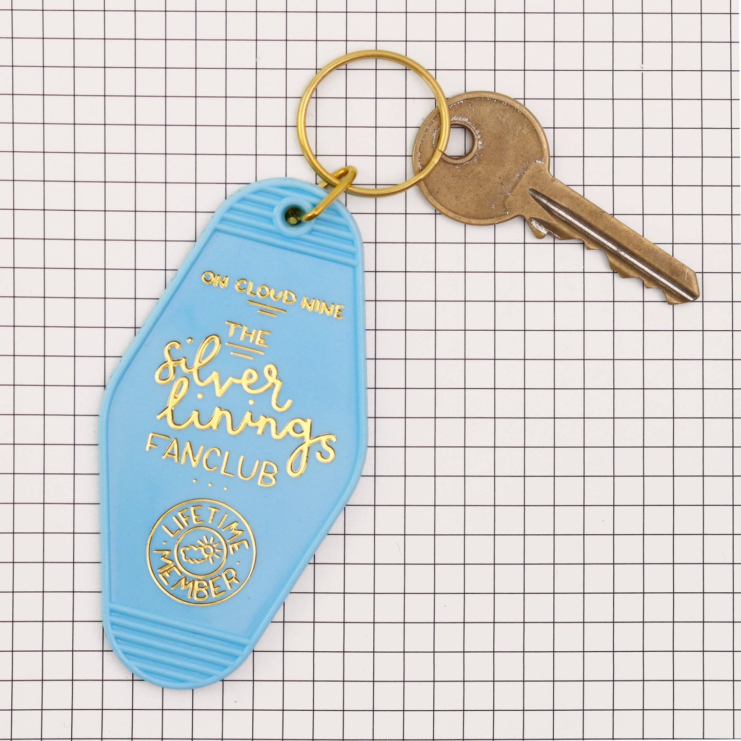 Keyring - the silver linings fanclub - blue