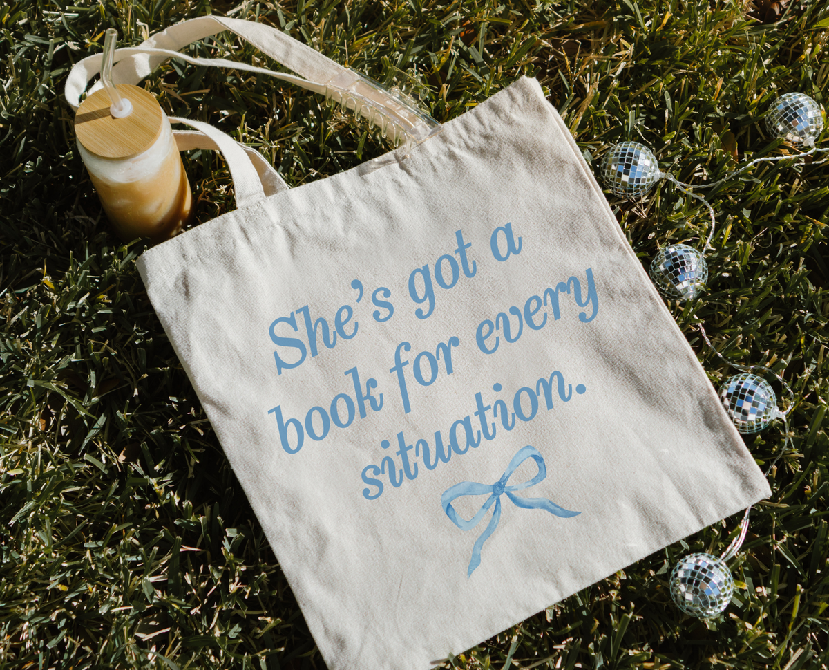 Harry Tote Bag - Bookish Gift - Bow Girl - Book Situation | Literari