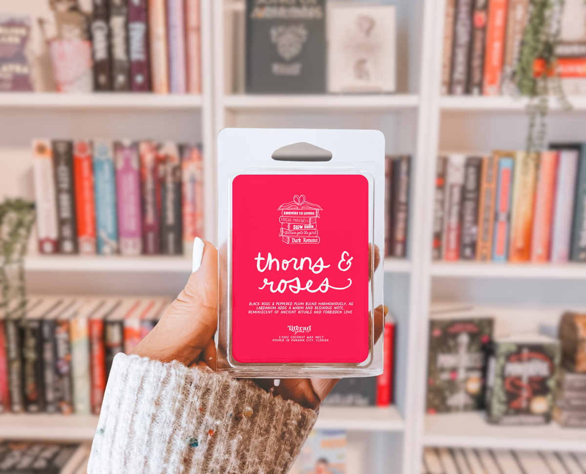 Thorns & Roses Wax Melt - Bookish Gift for Romantasy Readers | Literari