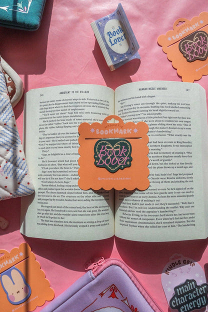 Book Lover [green] Magnetic Bookmark