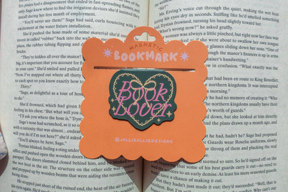 Book Lover [green] Magnetic Bookmark