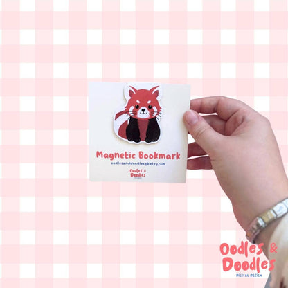 Red Panda Magnetic Bookmark | Gift for Readers