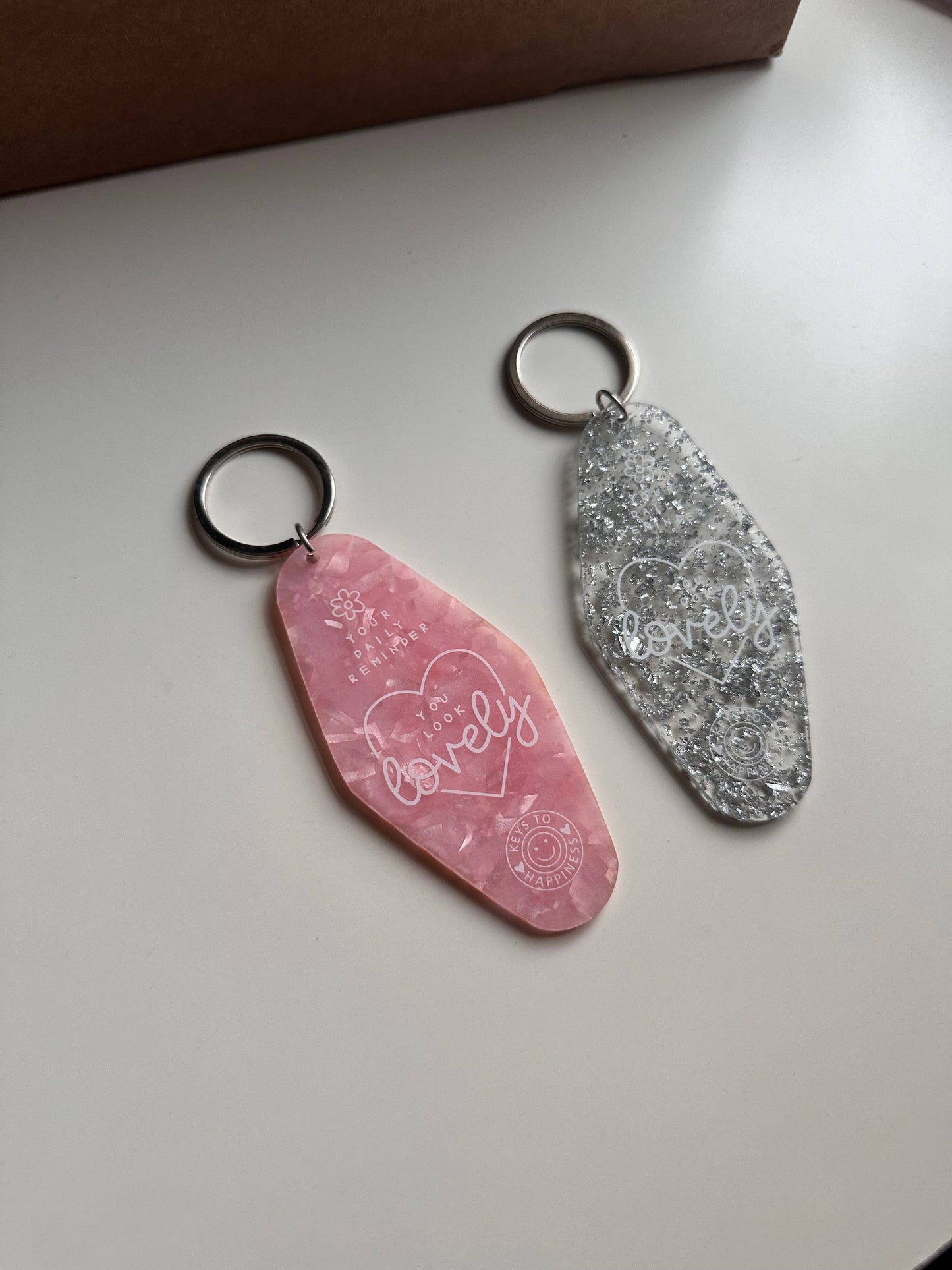 You Look Lovely Motel Keyring