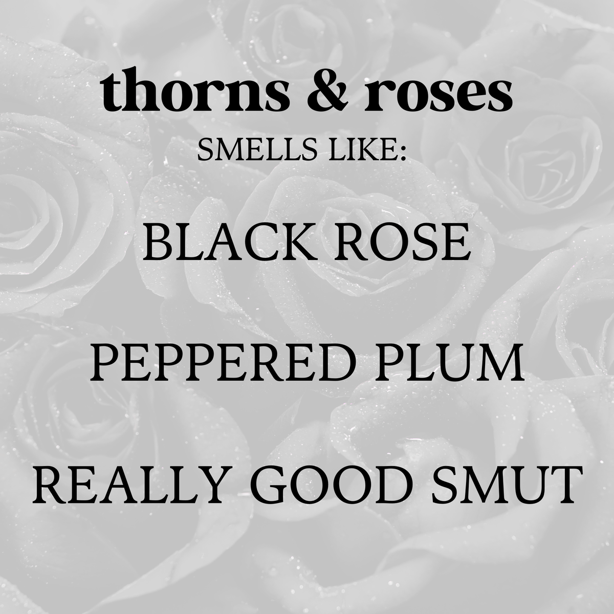 Thorns & Roses Wax Melt - Bookish Gift for Romantasy Readers | Literari