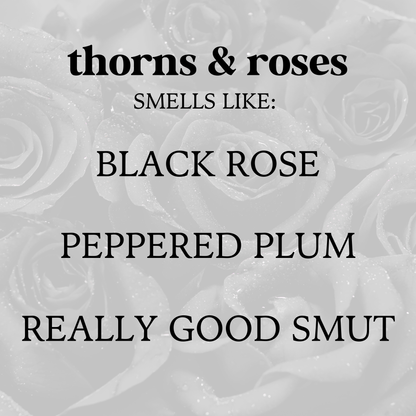 Thorns & Roses Wax Melt - Bookish Gift for Romantasy Readers | Literari
