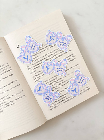 Fantasy Girlie Sticker | Coquette Bow Locket Sticker