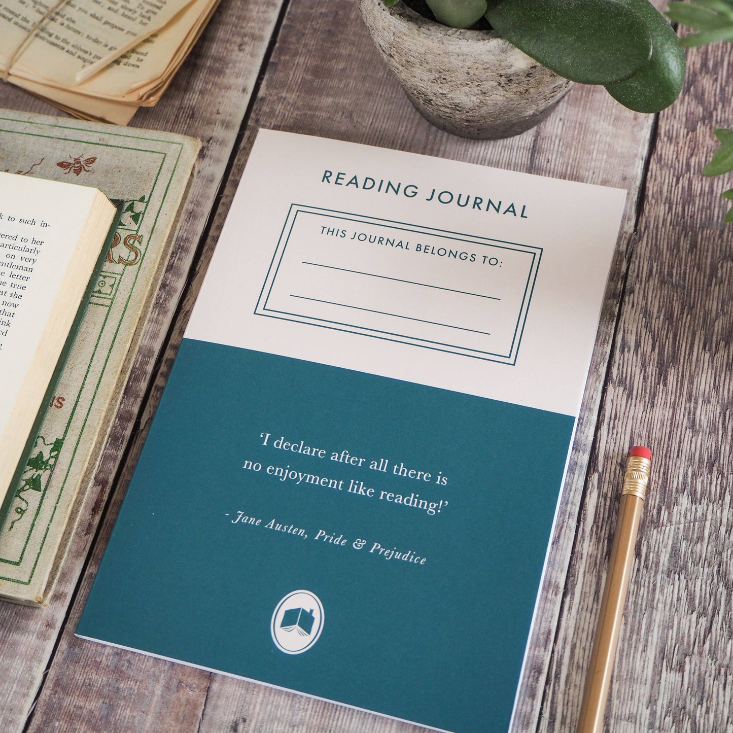 Reading Journal - A5 Diary Book Record / Notebook