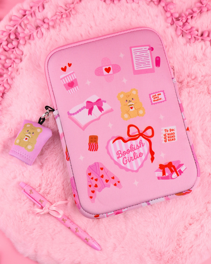 Cutie Pink E-reader/Book Sleeve for Romance Readers 
