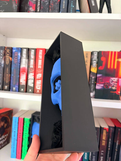 Dark Romance Skull Book Nook Gothic Bookend Decor