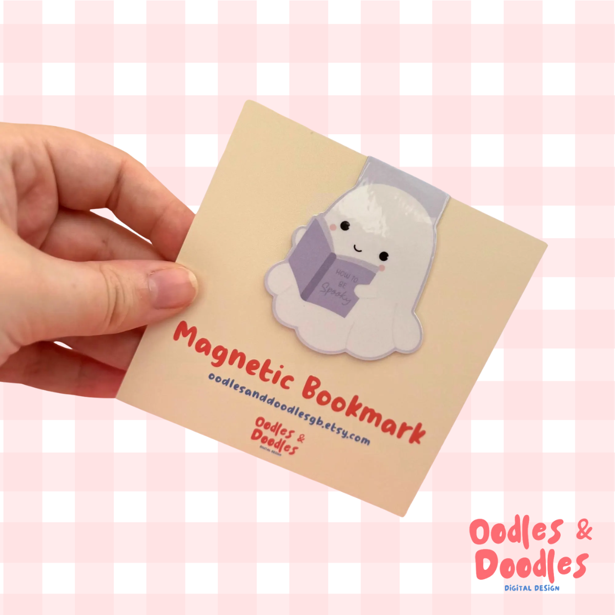 Reading Ghost Magnetic Bookmark