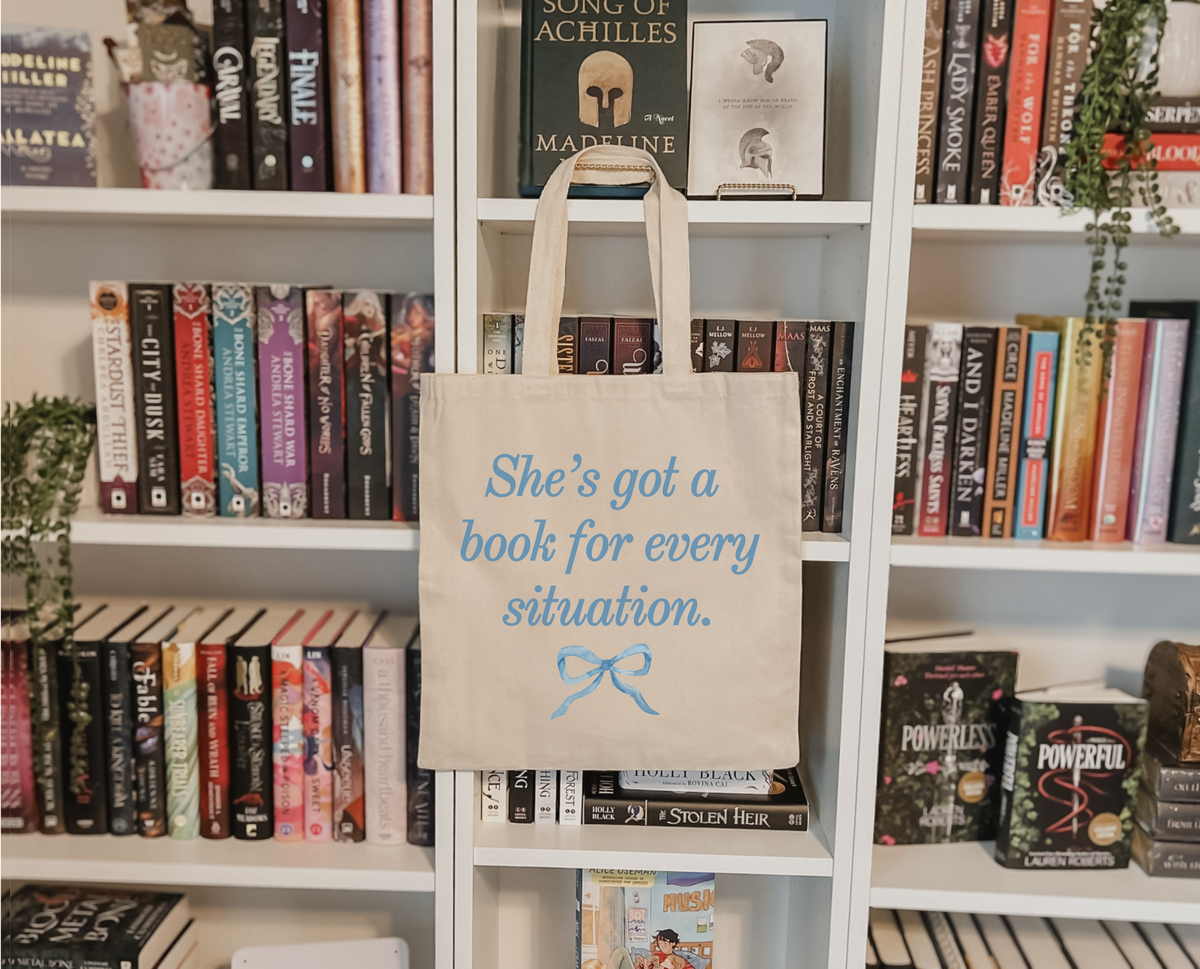 Harry Tote Bag - Bookish Gift - Bow Girl - Book Situation | Literari