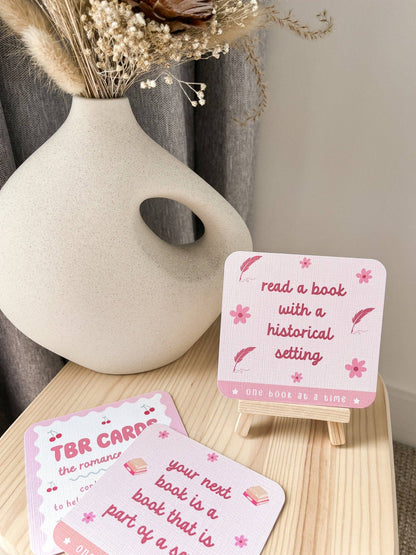 TBR Cards | Romance Edition | TBR Prompt Cards