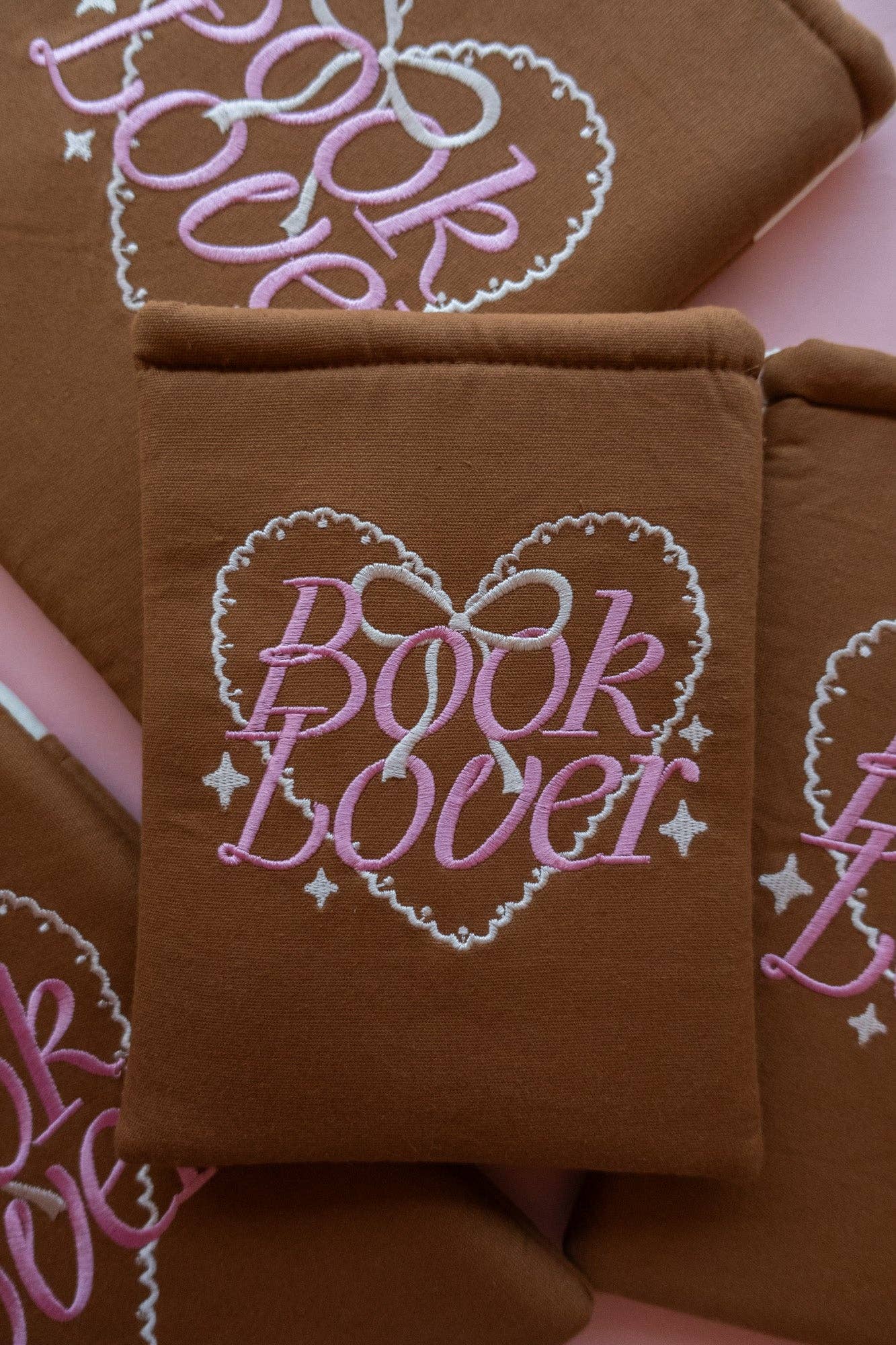 Book Lover Embroidered Book/Kindle Sleeve