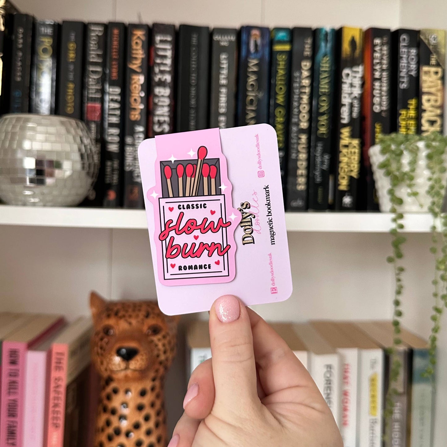 Matchbox Slow Burn Romance Magnetic Bookmark Reading Gift