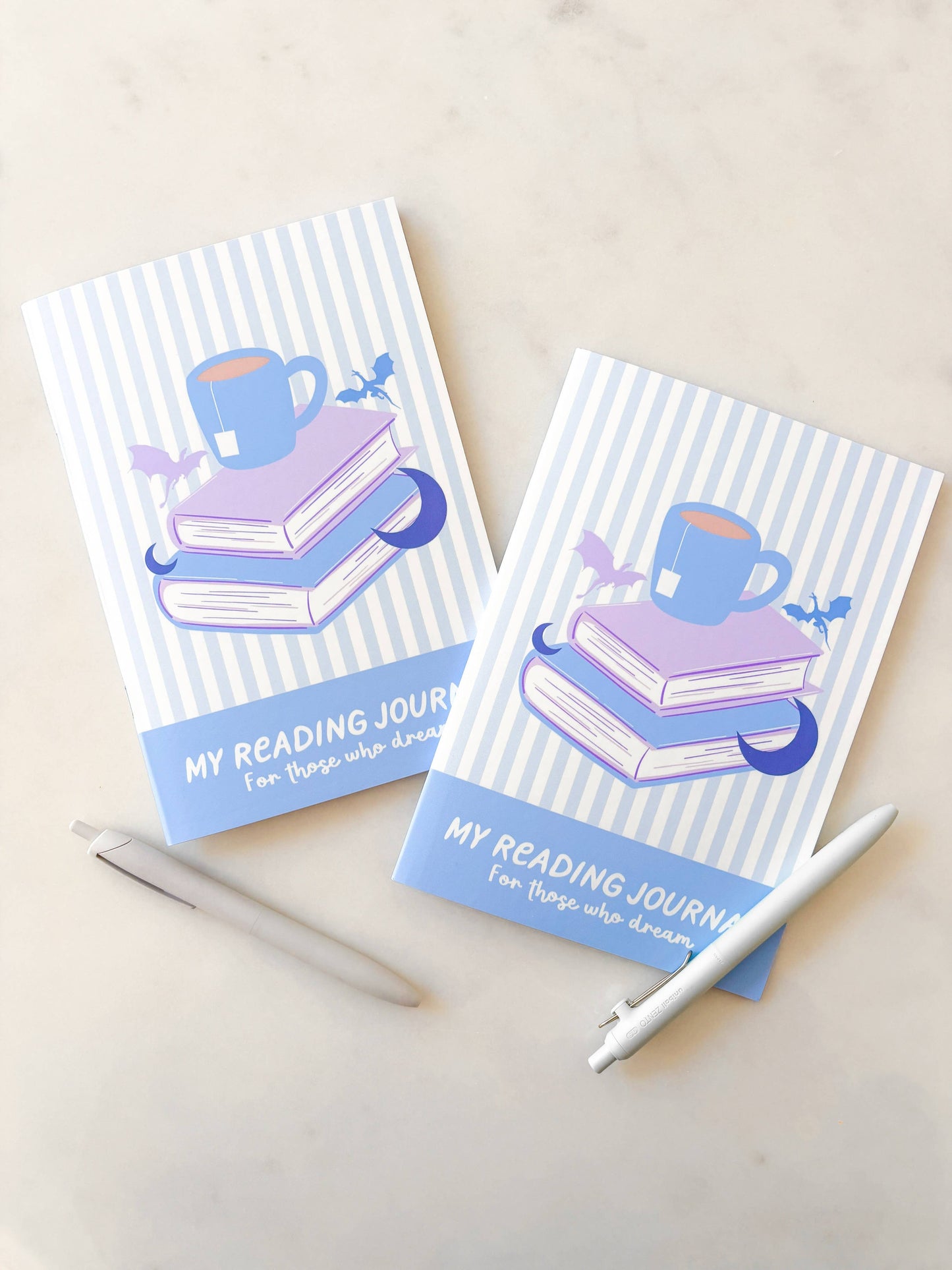 Fantasy Dragons Reading Journal | A5 Book Review Notebook