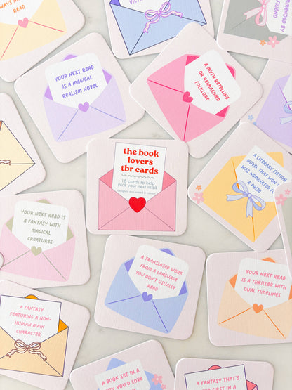 Book Lovers TBR Cards