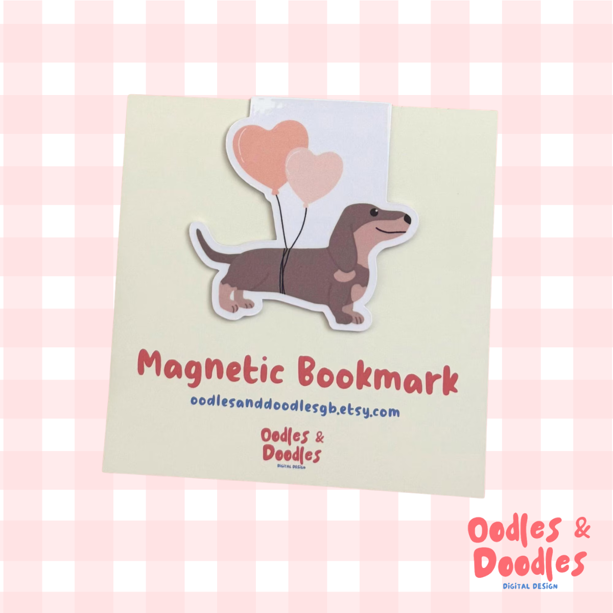 Dachshund Magnetic Bookmark | Sausage Dog