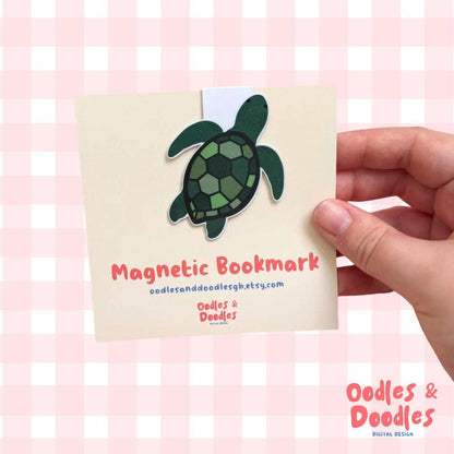 Turtle Magnetic Bookmark | Gift for Reader