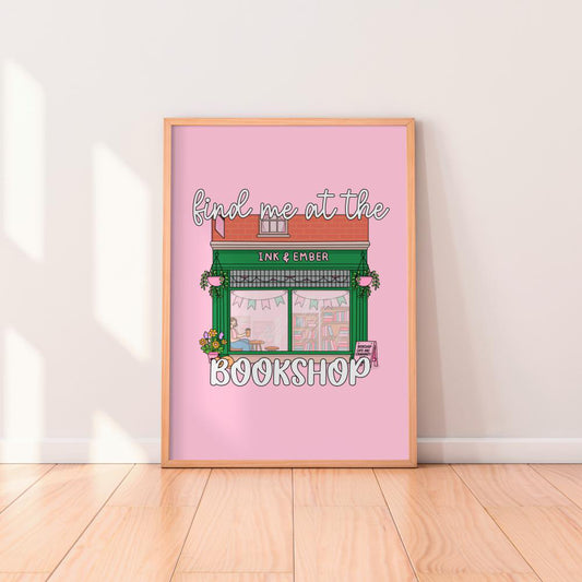 A4 Print — Limited Edition 'Find Me at the Bookshop'