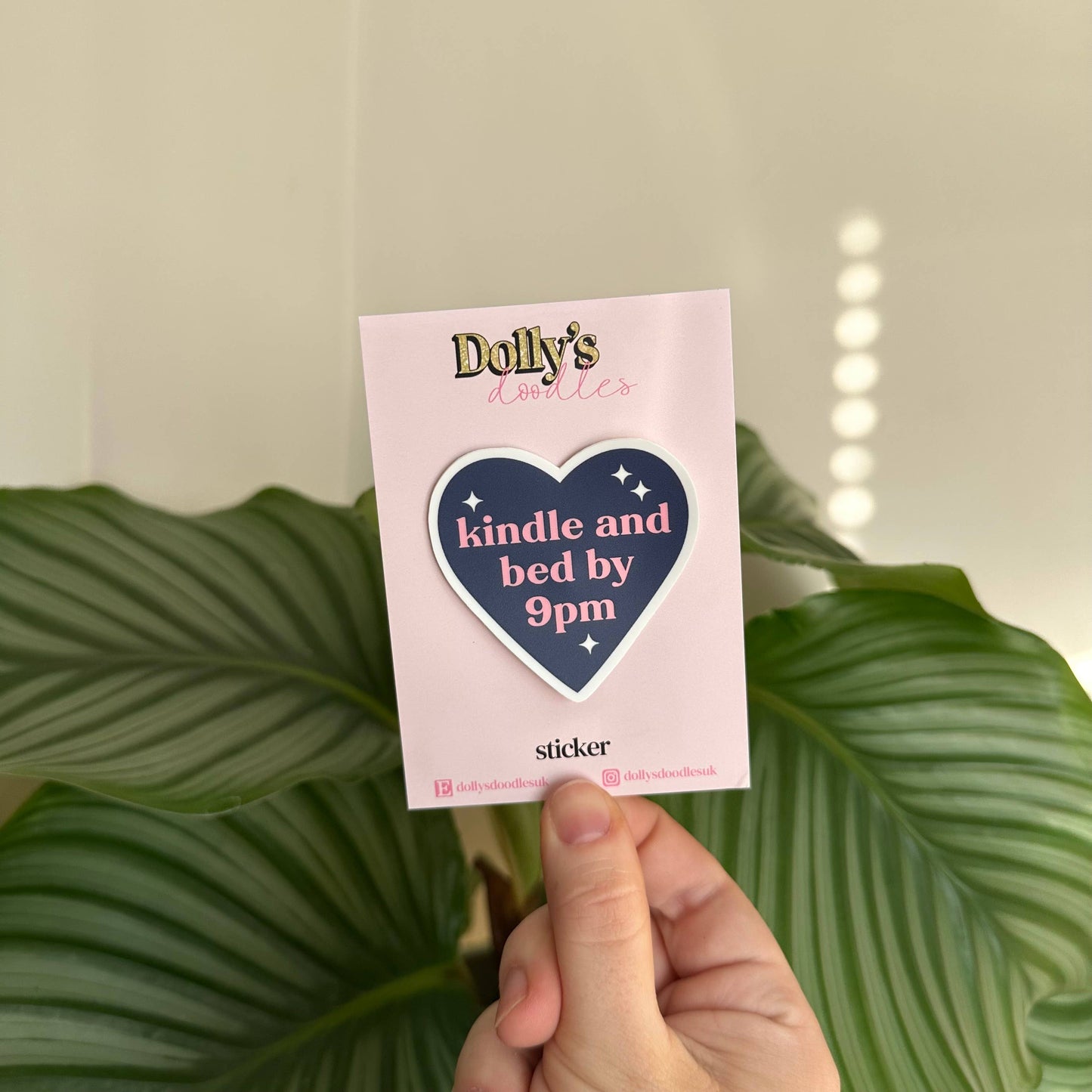 Matte Sticker | Kindle Bed By 9pm Reading Bookworm Gift