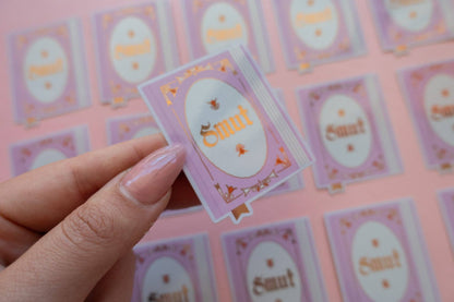 Smut Club Sticker [with gold foil]