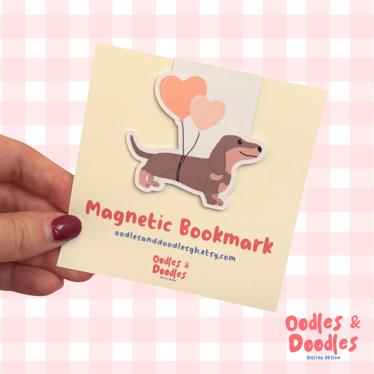 Dachshund Magnetic Bookmark | Sausage Dog