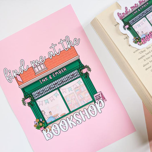 A5 Print — Limited Edition 'Find Me at the Bookshop'