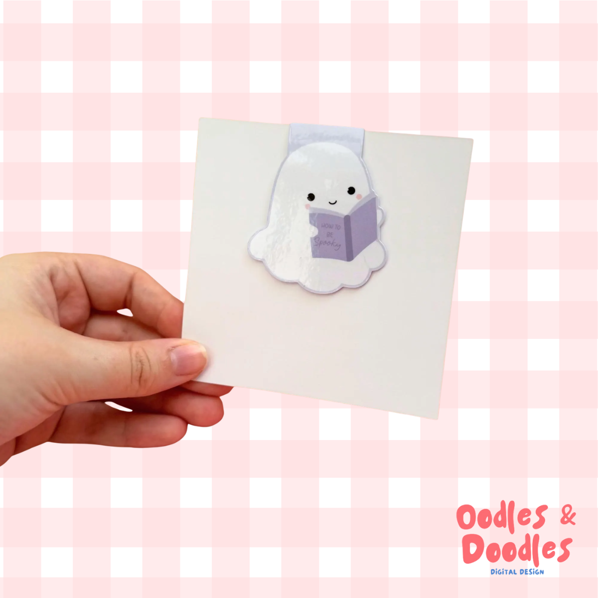 Reading Ghost Magnetic Bookmark