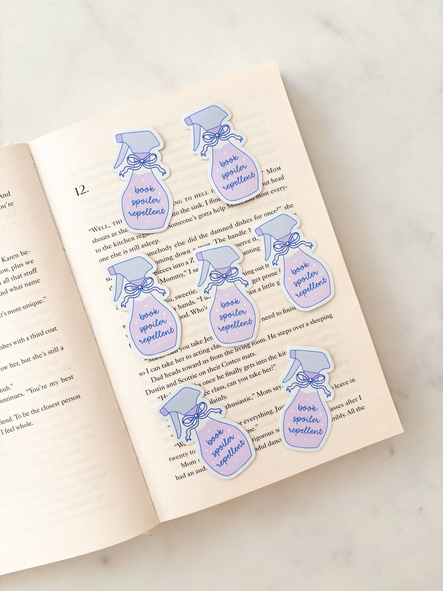 Book Spoiler Repellent Sticker