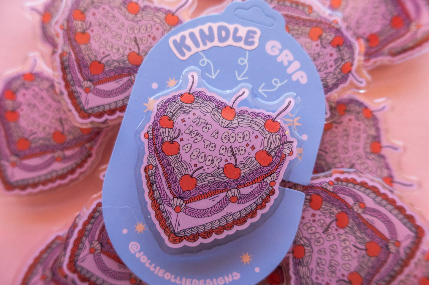 "A Good Day To Read" Kindle Grip