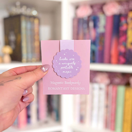 Books are magic magnetic bookmark