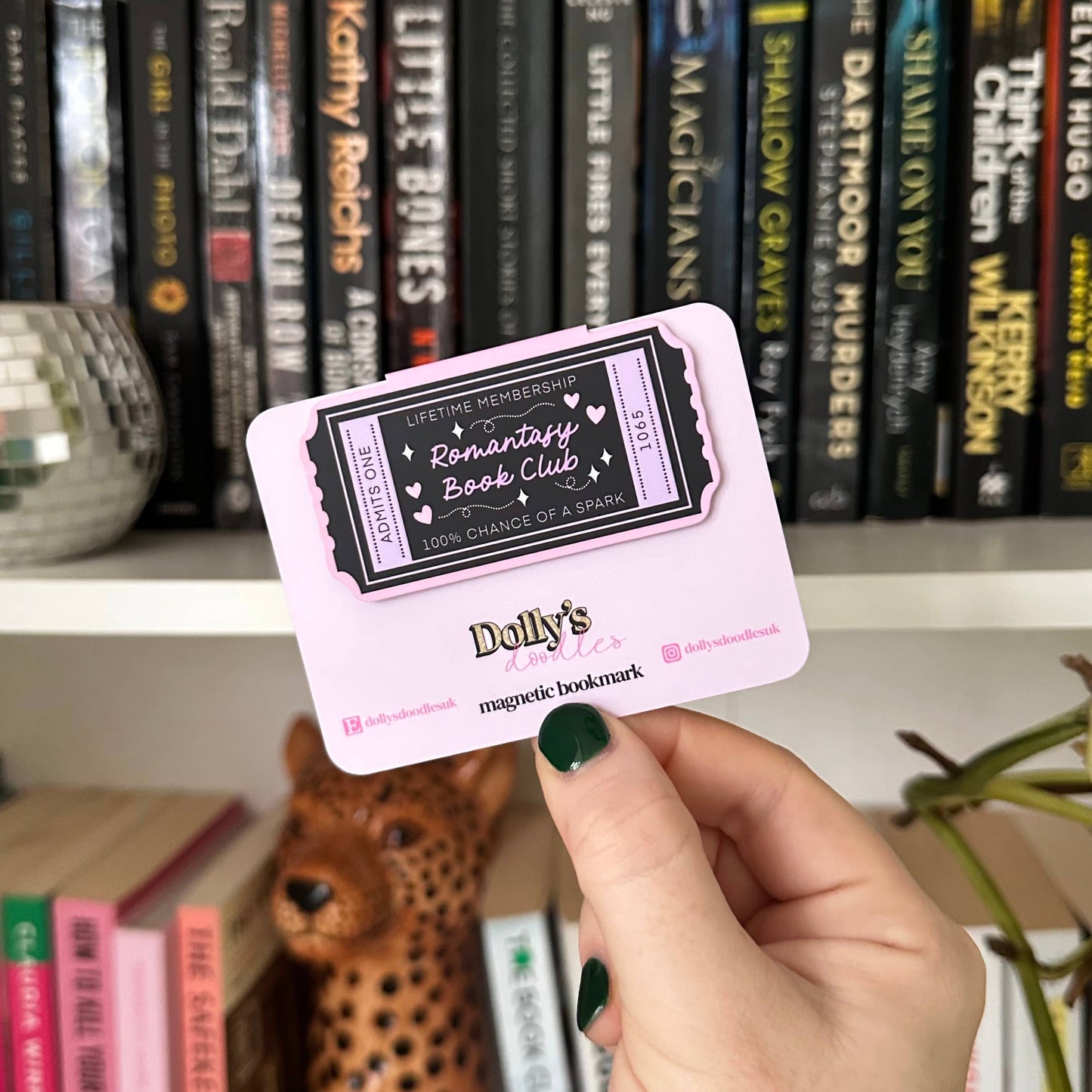Romantasy Ticket Magnetic Bookmark Reading Gift Fantasy