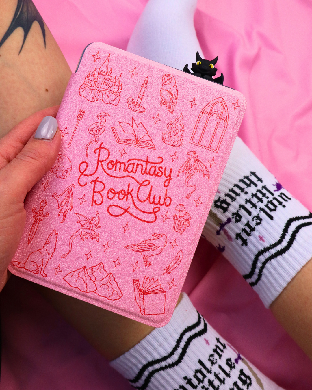 Violent Little Thing Bookish Socks for Book Lovers