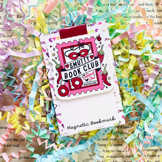 Smutty Book Club magnetic bookmark