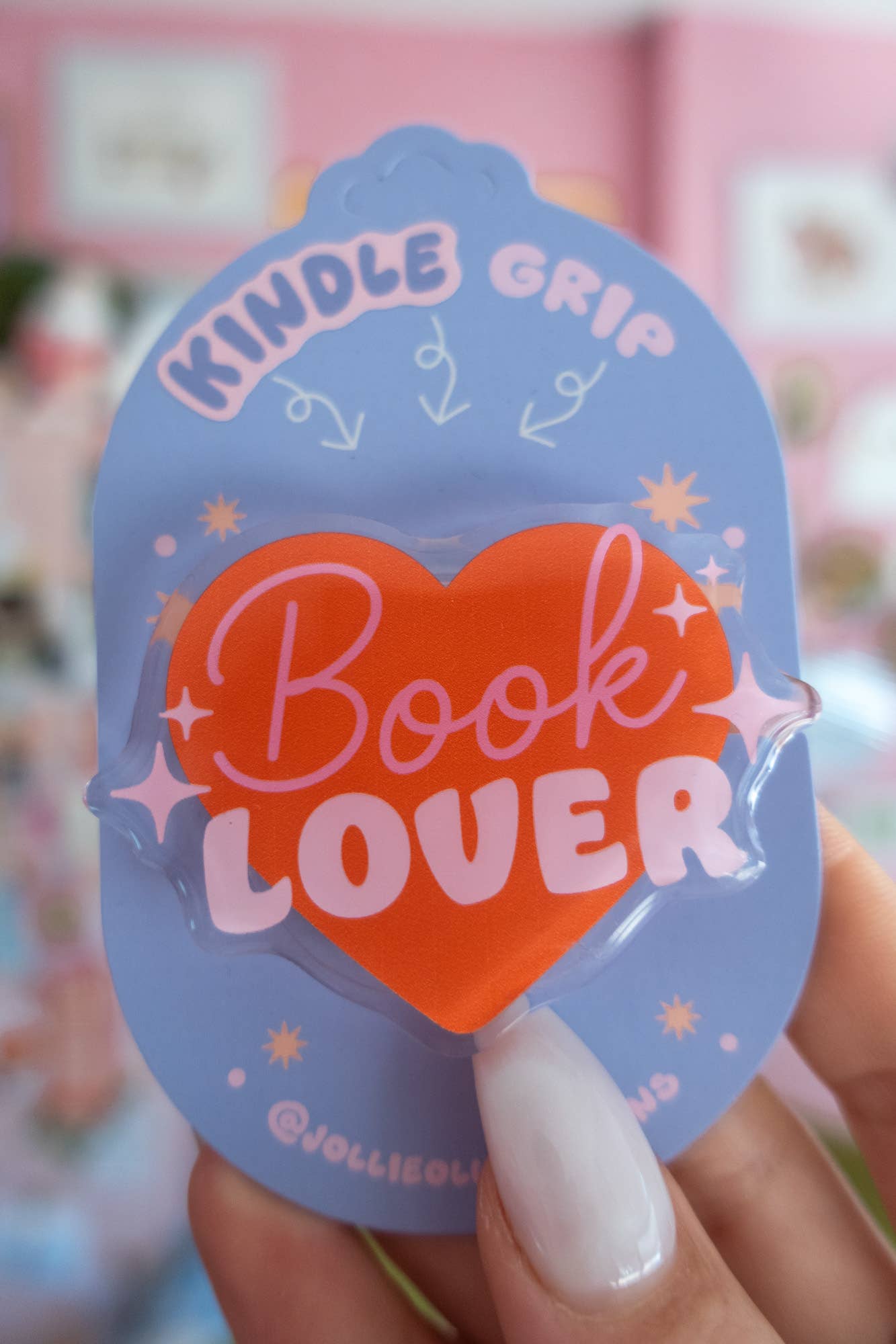 Book Lover Kindle Grip