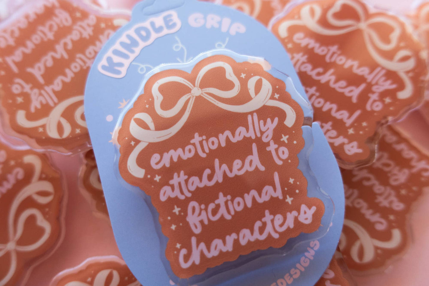 Emotionally Attached Kindle Grip