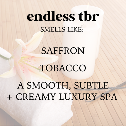 Endless TBR 3 oz Candle Tin - Pink Bookish Gift for Readers | Literari