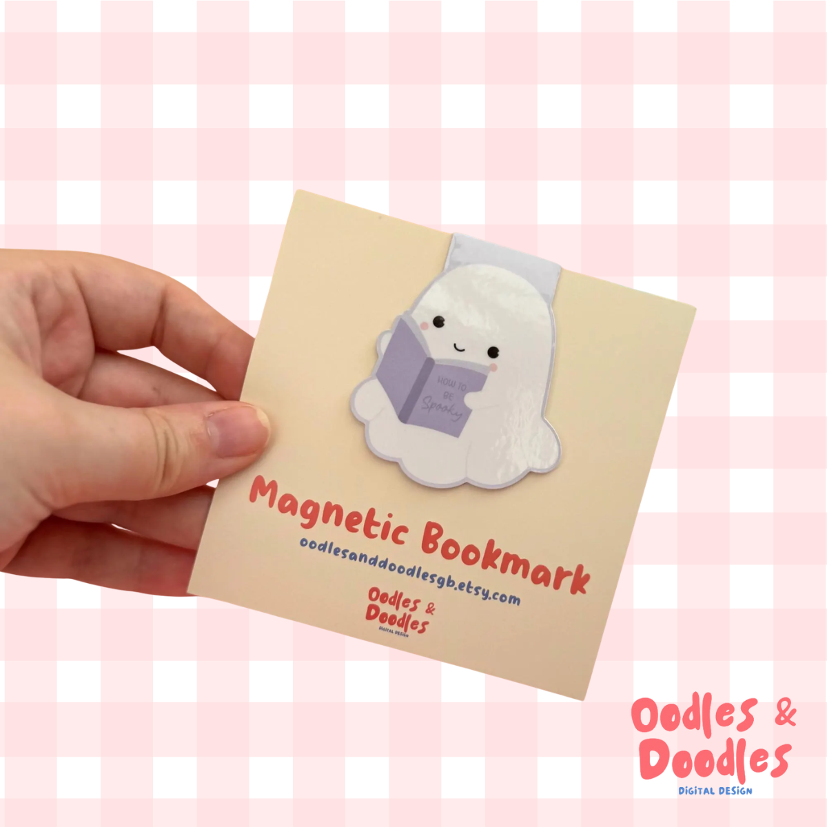 Reading Ghost Magnetic Bookmark